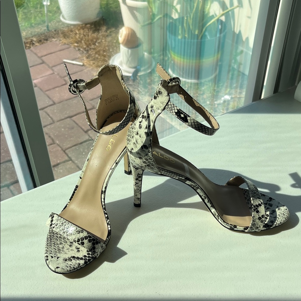Aldo Snakeskin Patterned Heels